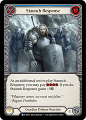 Staunch Response (Blue) [U-WTR053] (Welcome to Rathe Unlimited)  Unlimited Normal | Pegasus Games WI