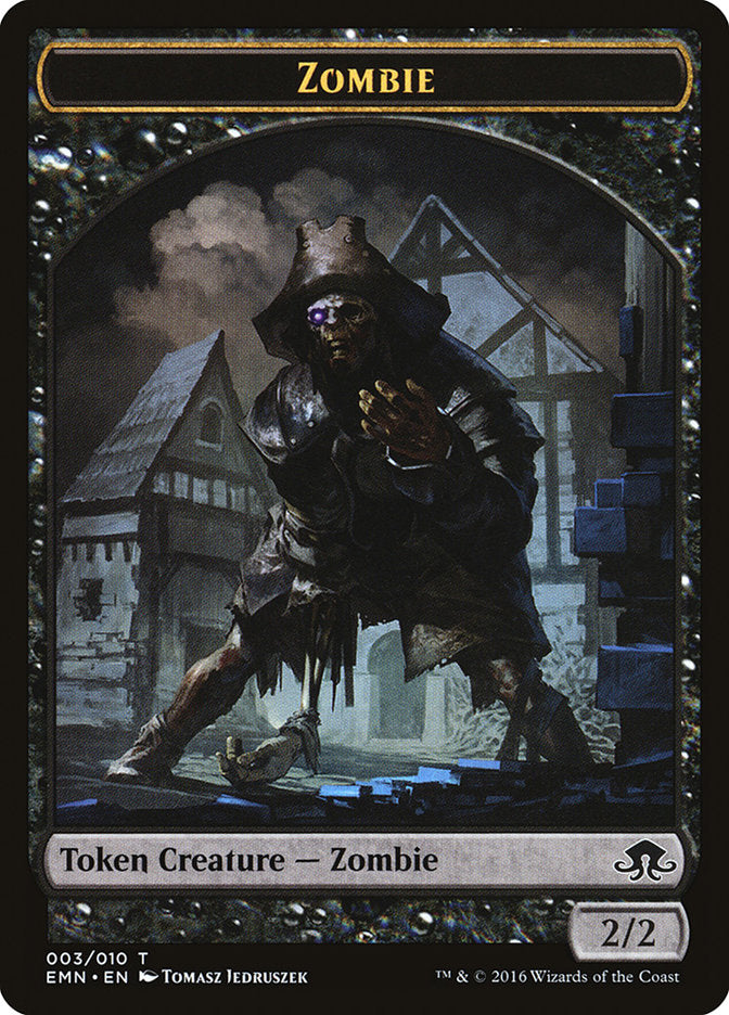 Zombie Token (003/010) [Eldritch Moon Tokens] | Pegasus Games WI