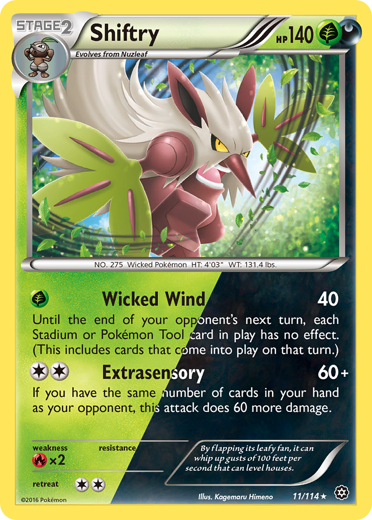 Shiftry (11/114) [XY: Steam Siege] | Pegasus Games WI