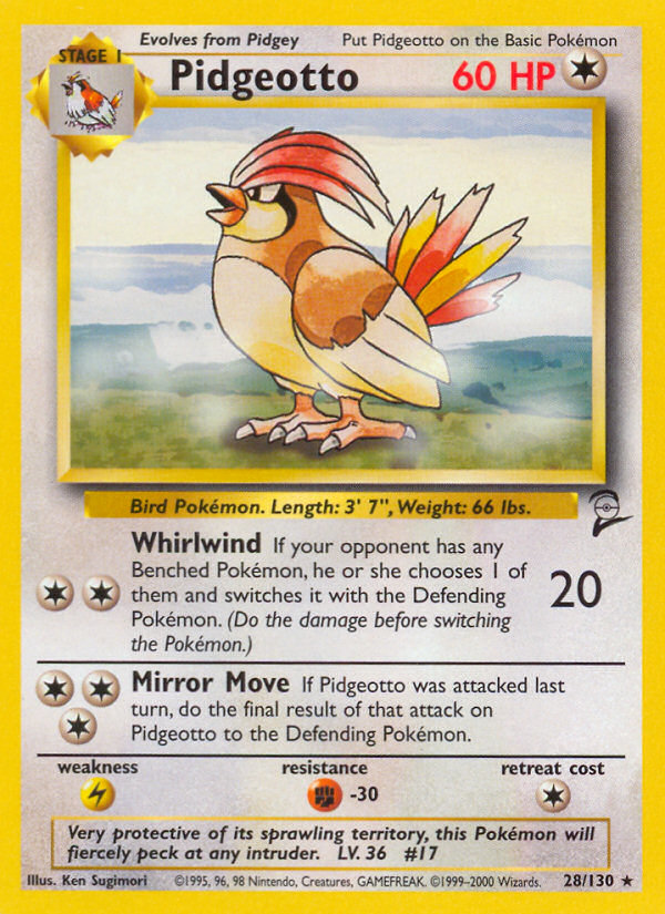 Pidgeotto (28/130) [Base Set 2] | Pegasus Games WI