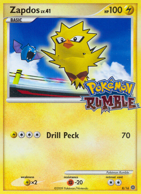 Zapdos (8/16) [Pokémon Rumble] | Pegasus Games WI