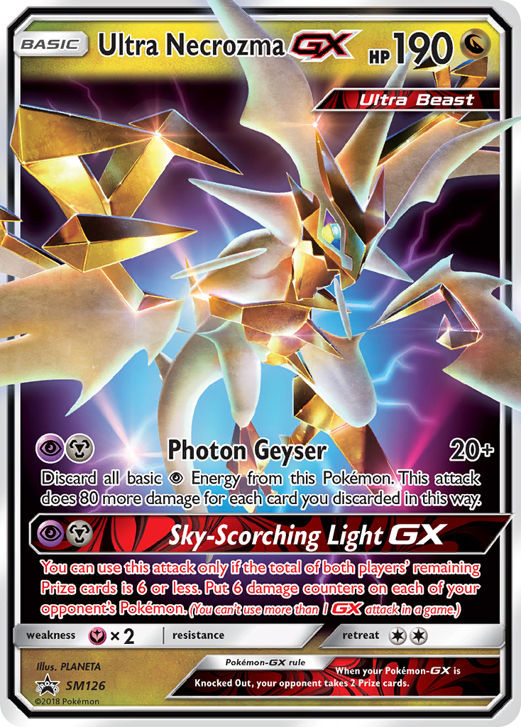 Ultra Necrozma GX (SM126) [Sun & Moon: Black Star Promos] | Pegasus Games WI