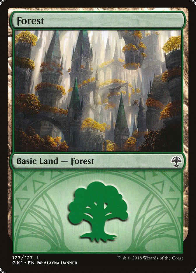 Forest (127) [Guilds of Ravnica Guild Kit] | Pegasus Games WI