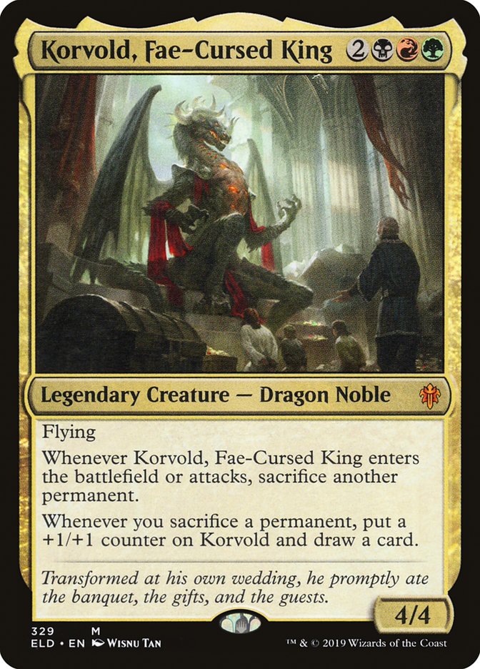 Korvold, Fae-Cursed King [Throne of Eldraine] | Pegasus Games WI