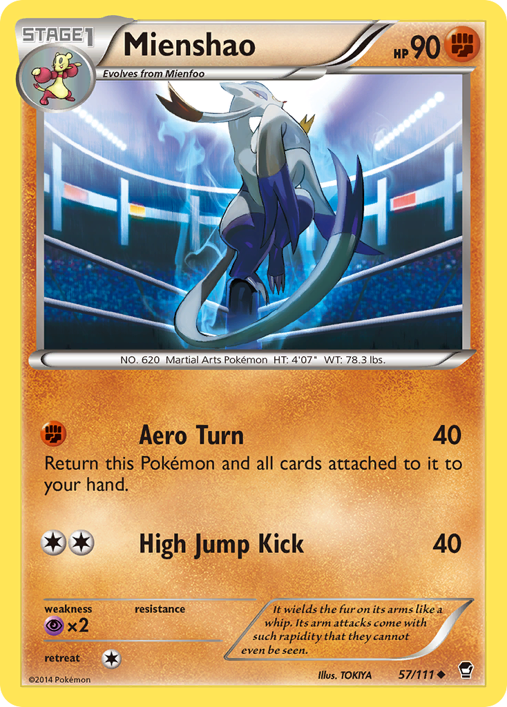 Mienshao (57/111) [XY: Furious Fists] | Pegasus Games WI