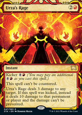 Urza's Rage (Foil Etched) [Strixhaven: School of Mages Mystical Archive] | Pegasus Games WI