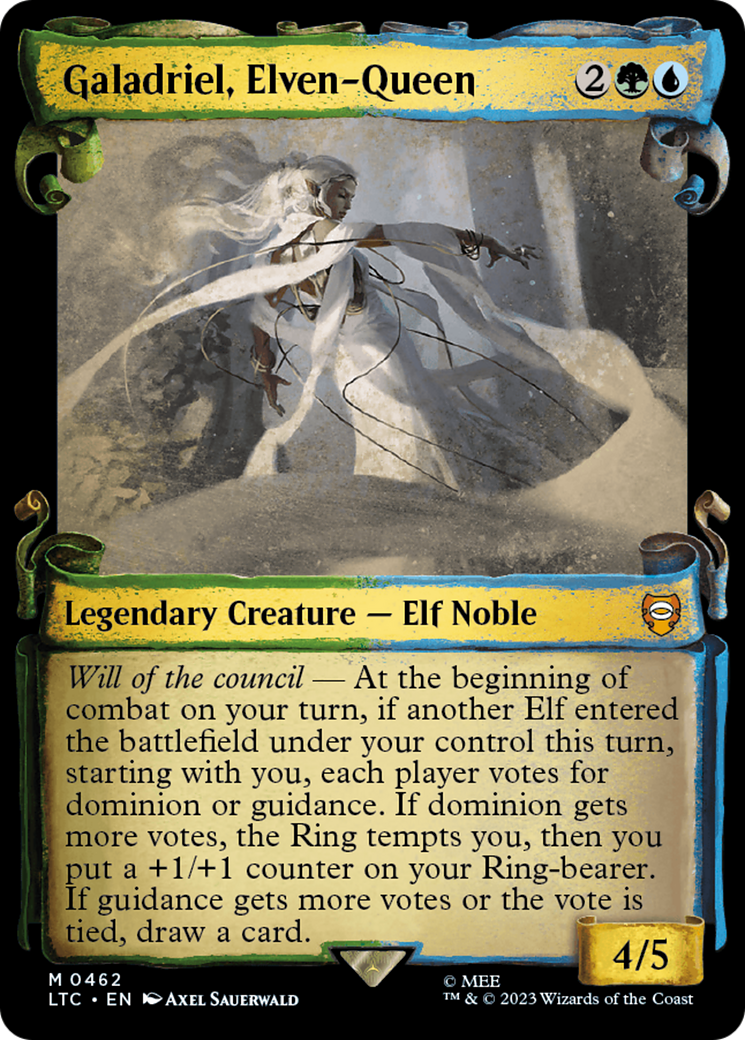 Galadriel, Elven-Queen [The Lord of the Rings: Tales of Middle-Earth Commander Showcase Scrolls] | Pegasus Games WI