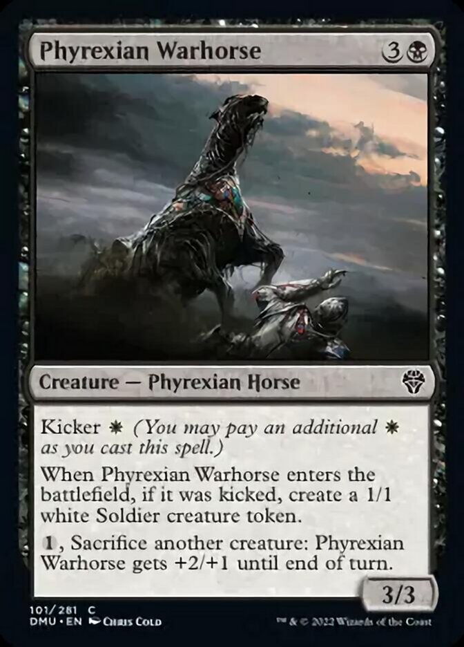 Phyrexian Warhorse [Dominaria United] | Pegasus Games WI