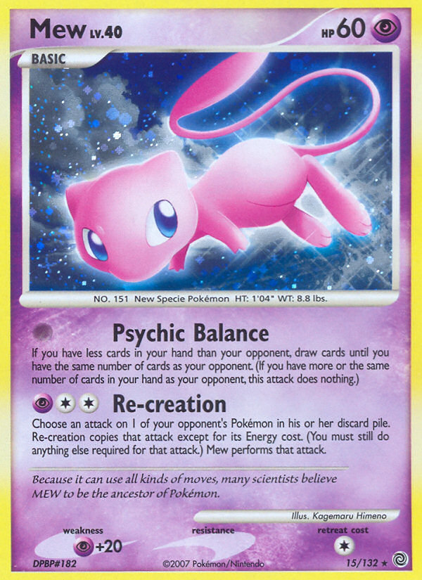 Mew (15/132) [Diamond & Pearl: Secret Wonders] | Pegasus Games WI