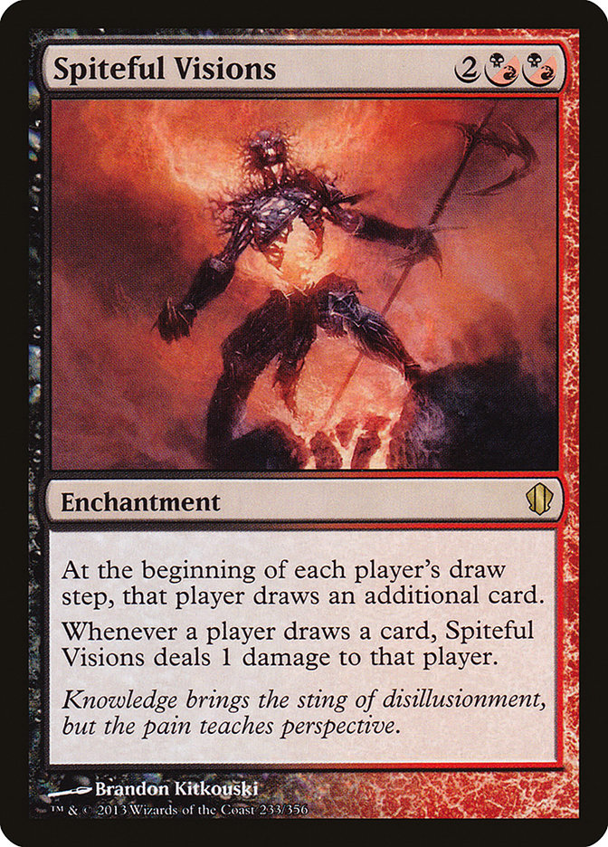 Spiteful Visions [Commander 2013] | Pegasus Games WI