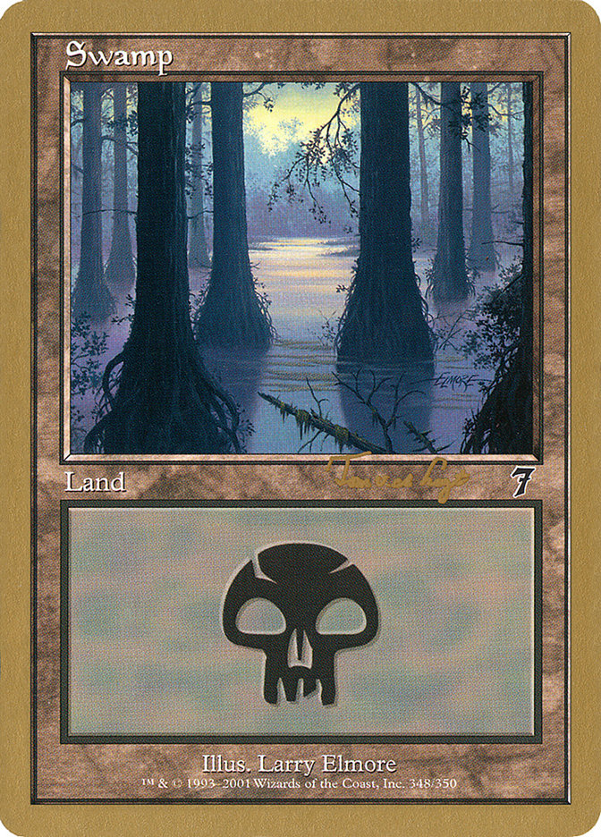 Swamp (tvdl348) (Tom van de Logt) [World Championship Decks 2001] | Pegasus Games WI
