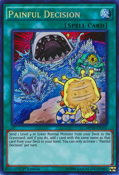 Painful Decision [MP16-EN151] Secret Rare | Pegasus Games WI