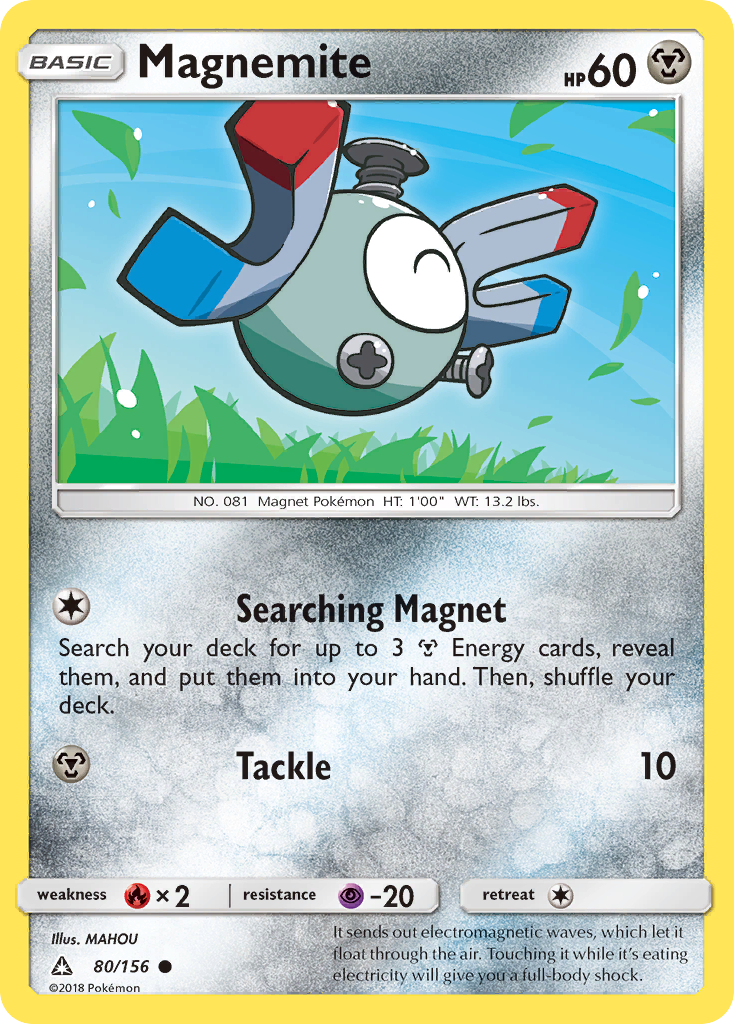 Magnemite (80/156) [Sun & Moon: Ultra Prism] | Pegasus Games WI