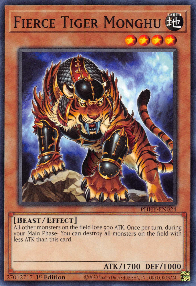 Fierce Tiger Monghu [PHHY-EN024] Common | Pegasus Games WI