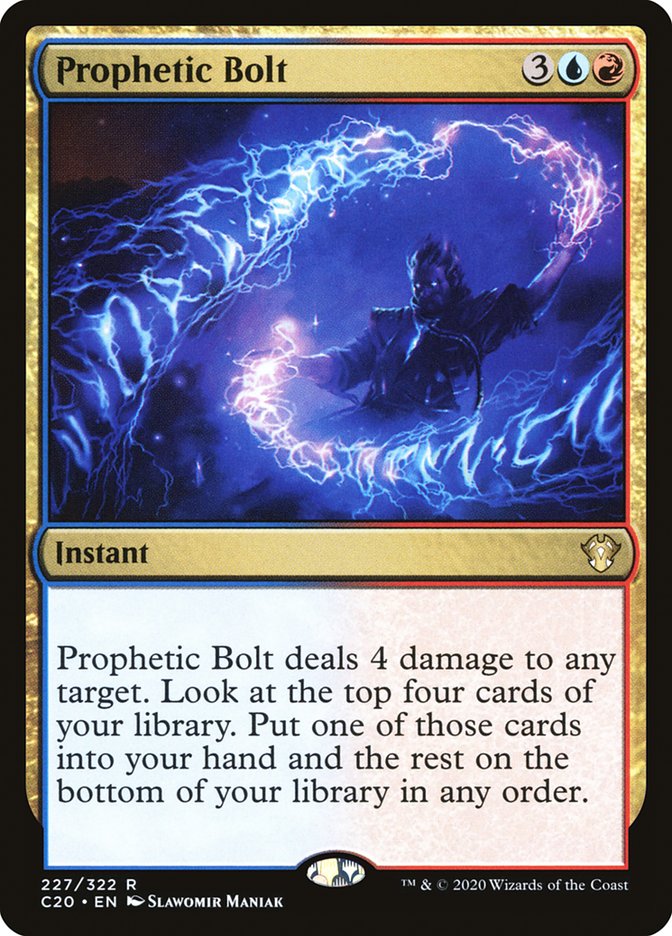 Prophetic Bolt [Commander 2020] | Pegasus Games WI