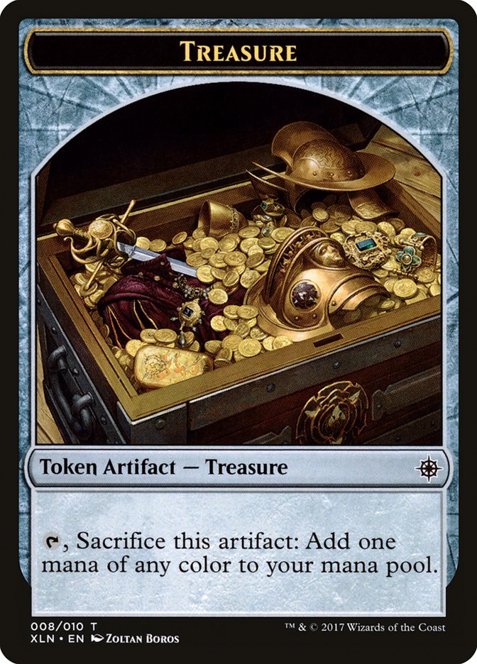 Treasure Token (008/010) [Ixalan Tokens] | Pegasus Games WI