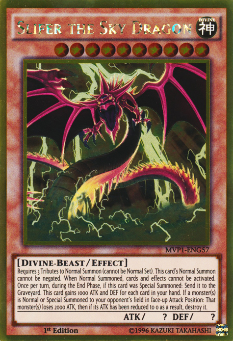 Slifer the Sky Dragon [MVP1-ENG57] Gold Rare | Pegasus Games WI