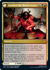 Extus, Oriq Overlord // Awaken the Blood Avatar [Strixhaven: School of Mages Prerelease Promos] | Pegasus Games WI