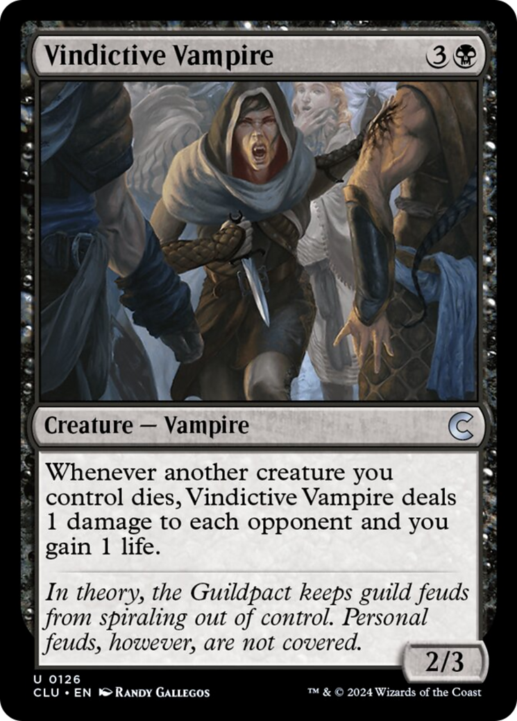 Vindictive Vampire [Ravnica: Clue Edition] | Pegasus Games WI