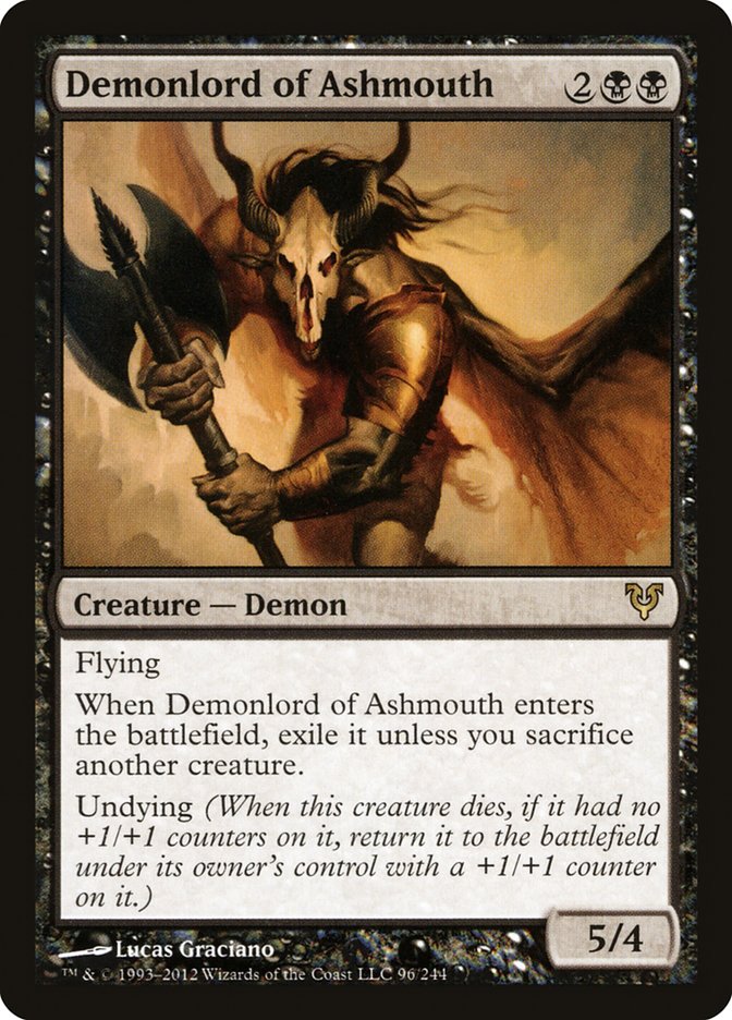 Demonlord of Ashmouth [Avacyn Restored] | Pegasus Games WI