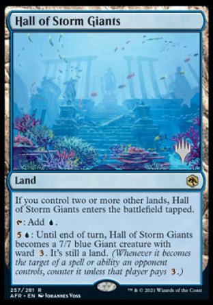 Hall of Storm Giants (Promo Pack) [Dungeons & Dragons: Adventures in the Forgotten Realms Promos] | Pegasus Games WI