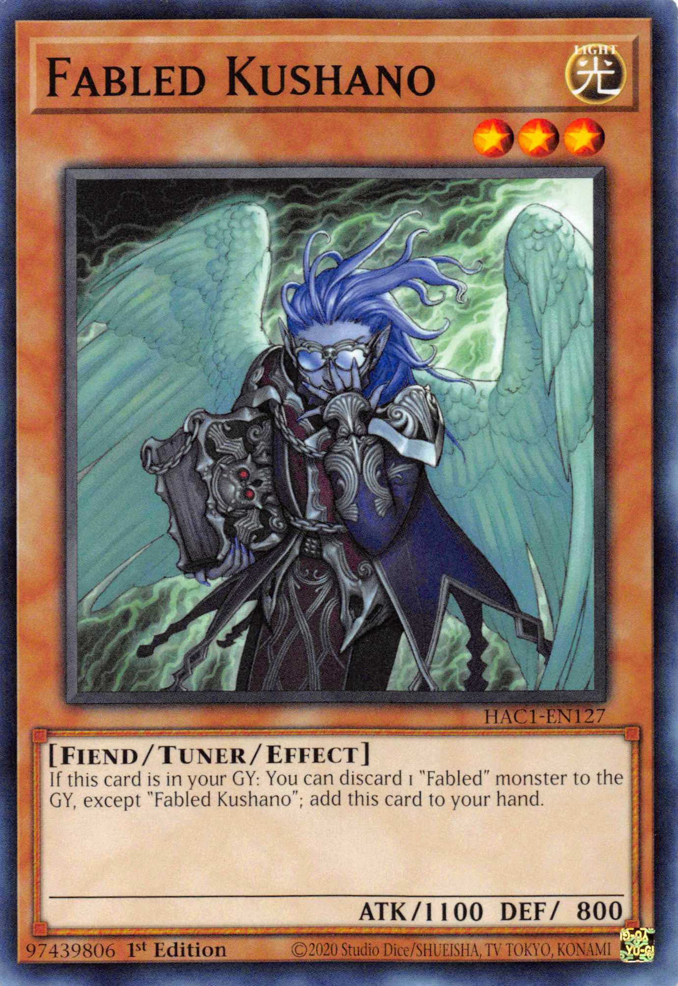 Fabled Kushano [HAC1-EN127] Common | Pegasus Games WI