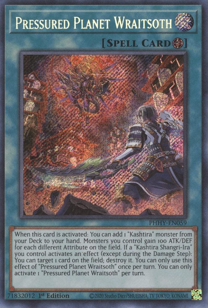 Pressured Planet Wraitsoth [PHHY-EN059] Secret Rare | Pegasus Games WI