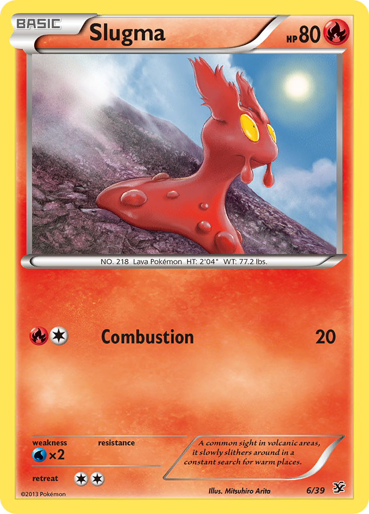 Slugma (6/39) [XY: Kalos Starter Set] | Pegasus Games WI