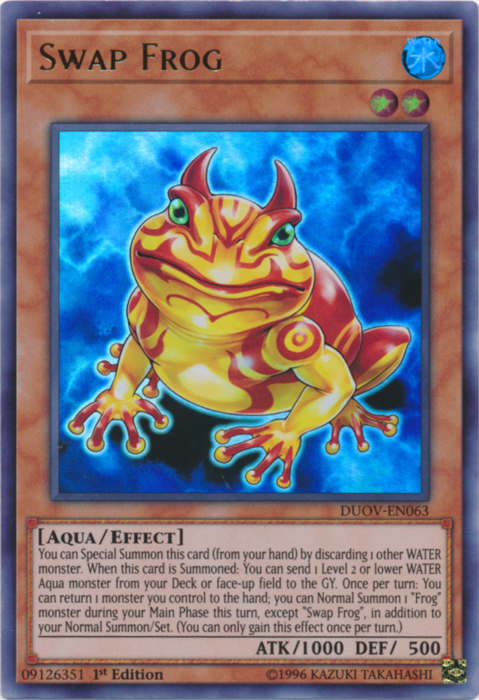 Swap Frog [DUOV-EN063] Ultra Rare | Pegasus Games WI