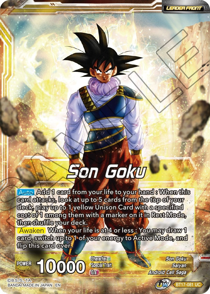 Son Goku // SS Son Goku, Fearless Fighter (BT17-081) [Ultimate Squad Prerelease Promos] | Pegasus Games WI