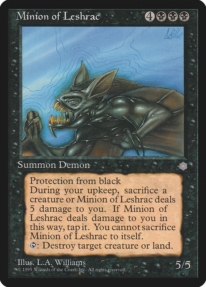 Minion of Leshrac [Ice Age] | Pegasus Games WI