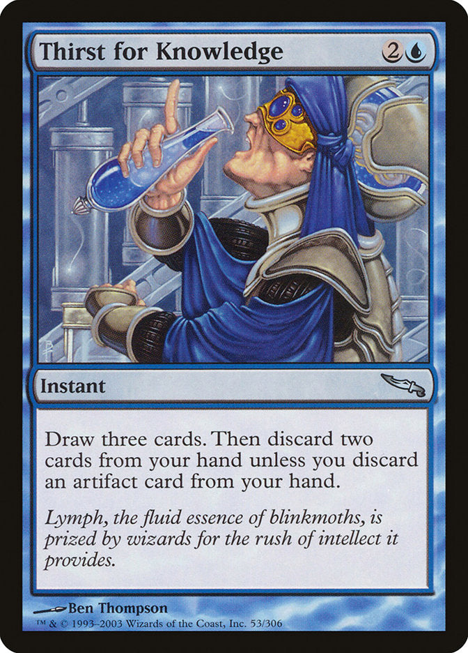 Thirst for Knowledge [Mirrodin] | Pegasus Games WI