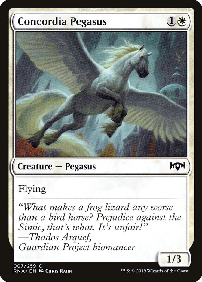 Concordia Pegasus [Ravnica Allegiance] | Pegasus Games WI