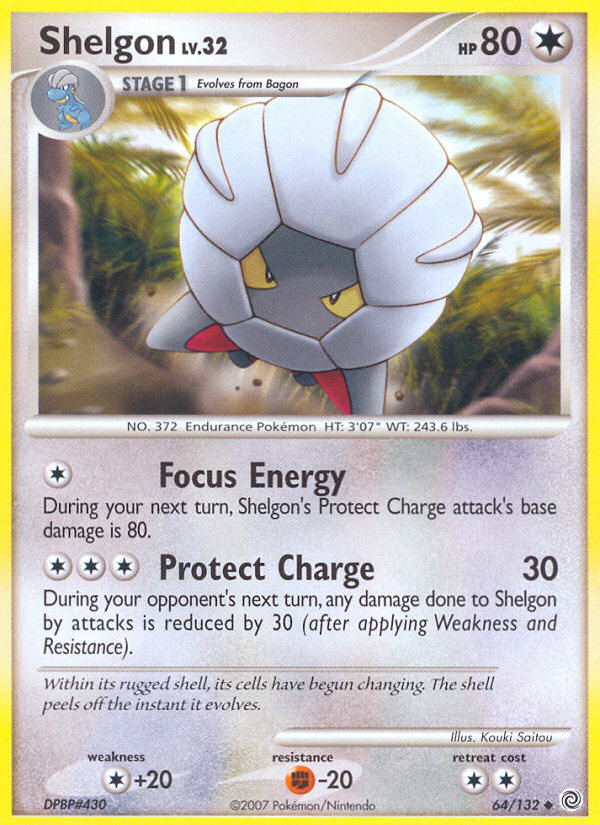 Shelgon (64/132) [Diamond & Pearl: Secret Wonders] | Pegasus Games WI