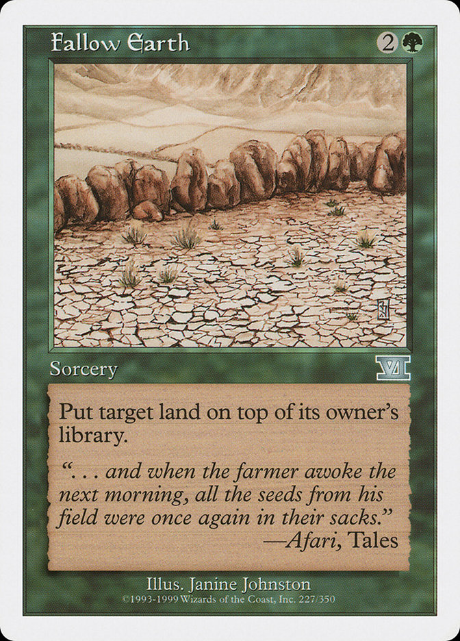 Fallow Earth [Classic Sixth Edition] | Pegasus Games WI