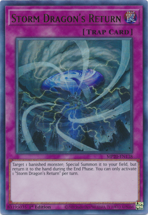 Storm Dragon's Return [MP20-EN138] Ultra Rare | Pegasus Games WI
