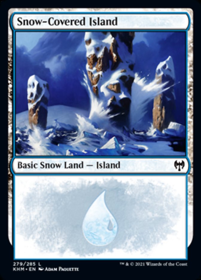 Snow-Covered Island (279) [Kaldheim] | Pegasus Games WI