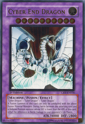 Cyber End Dragon (UTR) [CRV-EN036] Ultimate Rare | Pegasus Games WI