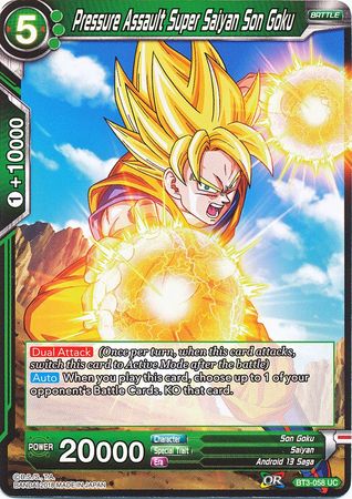 Pressure Assault Super Saiyan Son Goku [BT3-058] | Pegasus Games WI