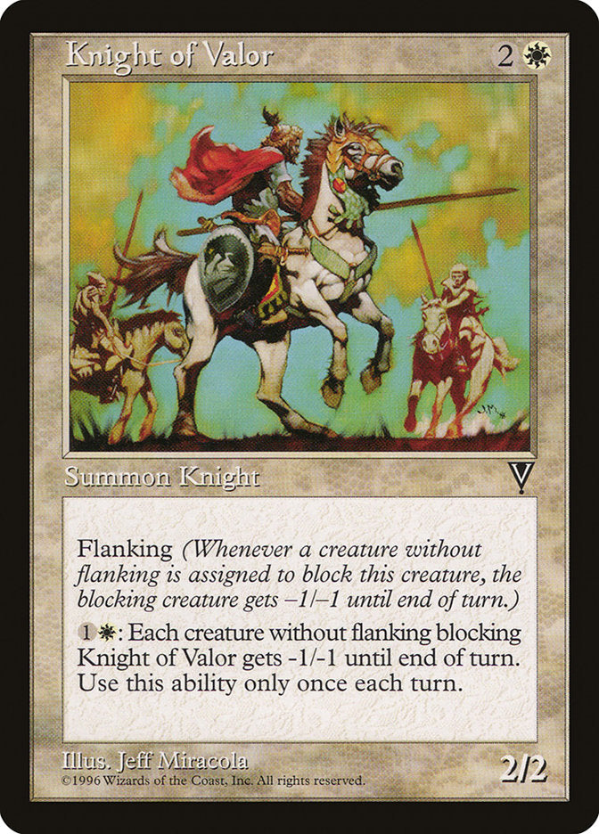Knight of Valor [Visions] | Pegasus Games WI