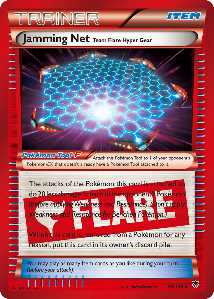 Jamming Net Team Flare Hyper Gear (98/119) [XY: Phantom Forces] | Pegasus Games WI