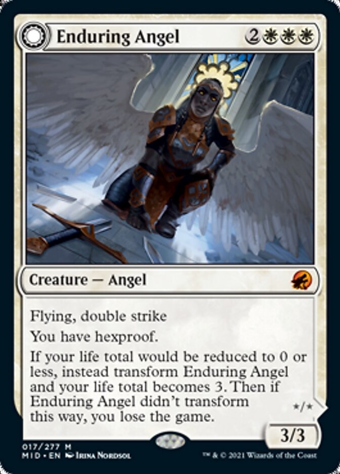 Enduring Angel // Angelic Enforcer [Innistrad: Midnight Hunt] | Pegasus Games WI