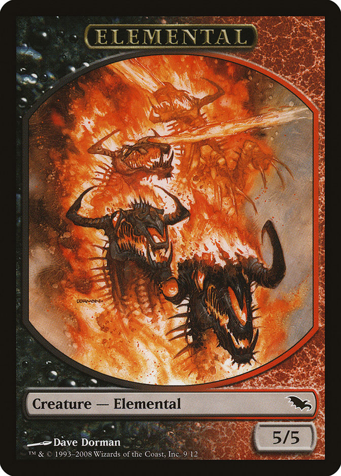 Elemental Token (9/12) [Shadowmoor Tokens] | Pegasus Games WI