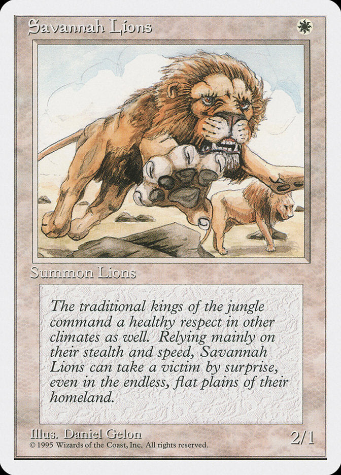 Savannah Lions [Fourth Edition] | Pegasus Games WI