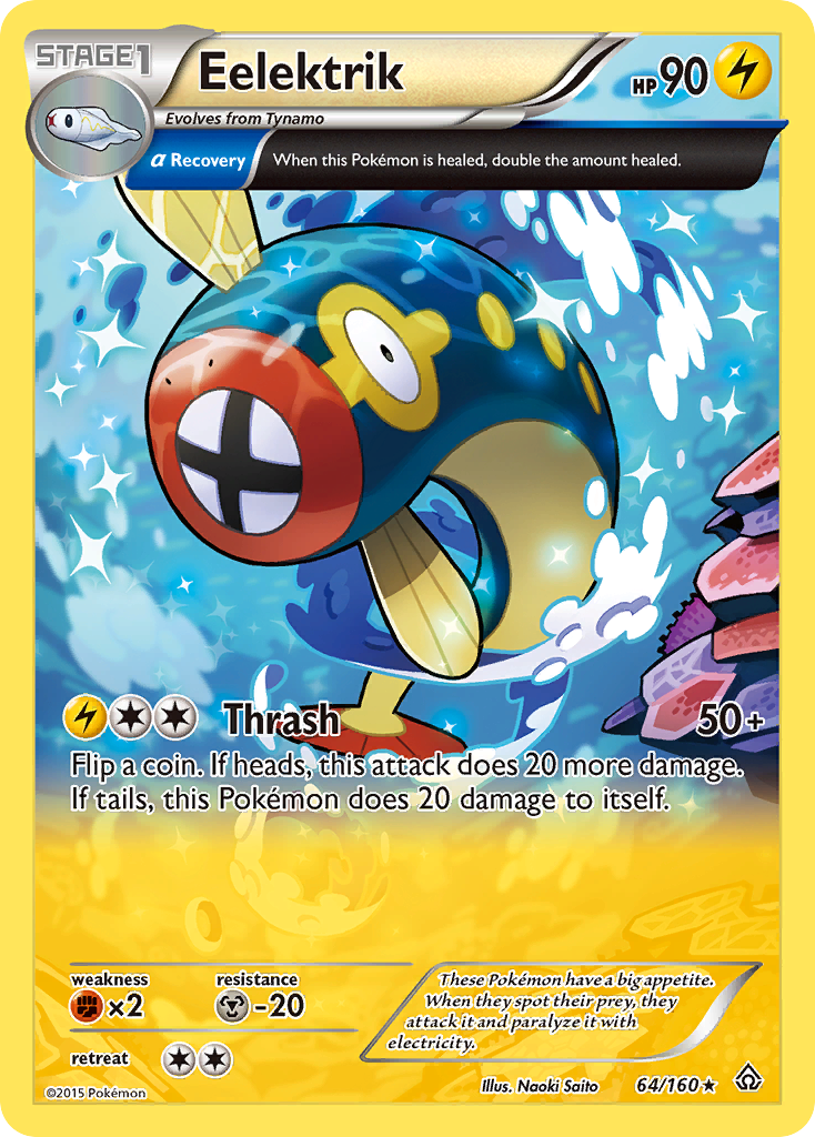 Eelektrik (64/160) [XY: Primal Clash] | Pegasus Games WI