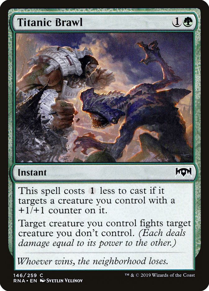 Titanic Brawl [Ravnica Allegiance] | Pegasus Games WI