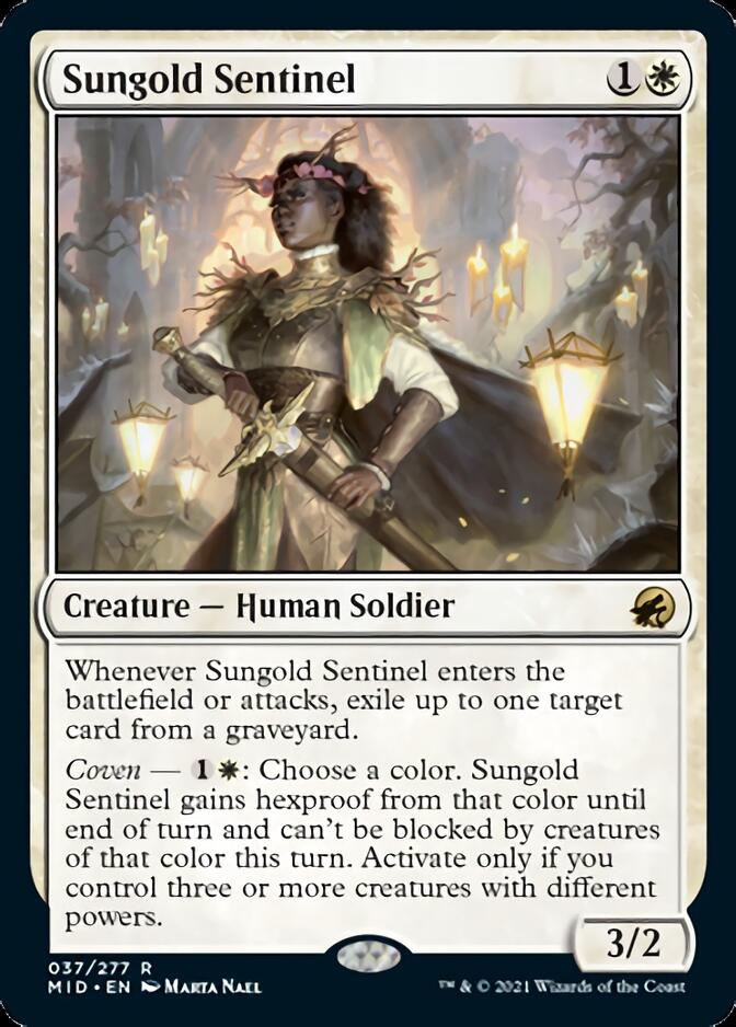 Sungold Sentinel [Innistrad: Midnight Hunt] | Pegasus Games WI