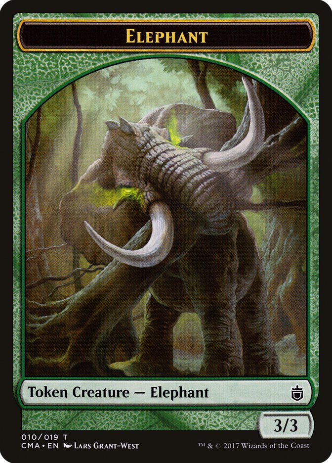Elephant Token [Commander Anthology Tokens] | Pegasus Games WI
