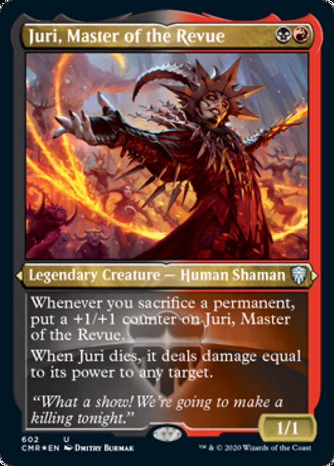 Juri, Master of the Revue (Etched) [Commander Legends] | Pegasus Games WI