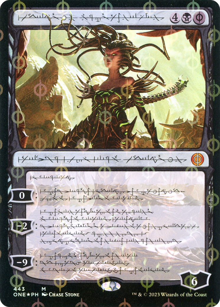 Vraska, Betrayal's Sting (Phyrexian Step-and-Compleat Foil) [Phyrexia: All Will Be One] | Pegasus Games WI